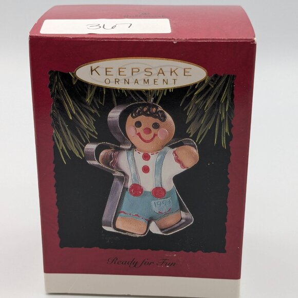 Hallmark Keepsake Ready for Fun 1993, Gingerbread Boy Christmas Ornament - Picture 8 of 11
